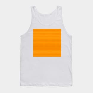 Yellow stripes on orange Tank Top